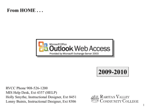 Outlook Web Access: Options