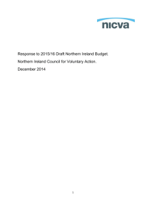 NICVA Response to NI Executive draft Budget 2015-16