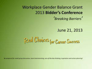 Bidder's Conference Intro 2013