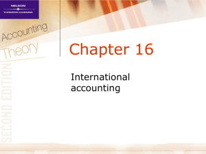 Definitions of International Accounting