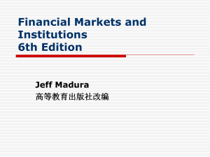 Financial Markets and Institutions 6th Edition