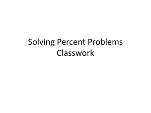 Solving+Percent+Problems classwork