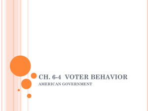 ch. 6-4 voter behavior - LeMars Community Schools