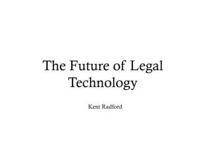 The Future of Legal Technology
