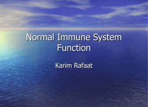 innate (non-specific) immunity