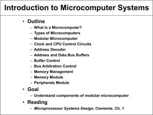 Introduction to Microcomputer Systems