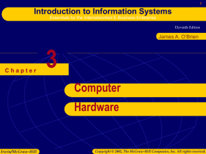 Chapter 3: Computer Hardware