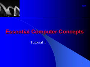 XP Describe the components of a computer system