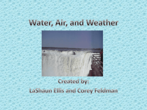 Water, Air and Weather