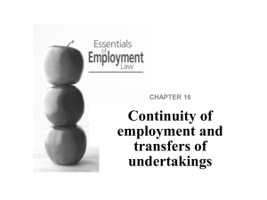 Continuity of Employment