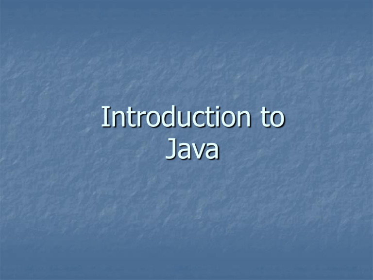 intro-to-java