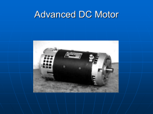 Advanced DC Motor - Solar Car Challenge