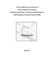 External Validator ToRs-Finalized