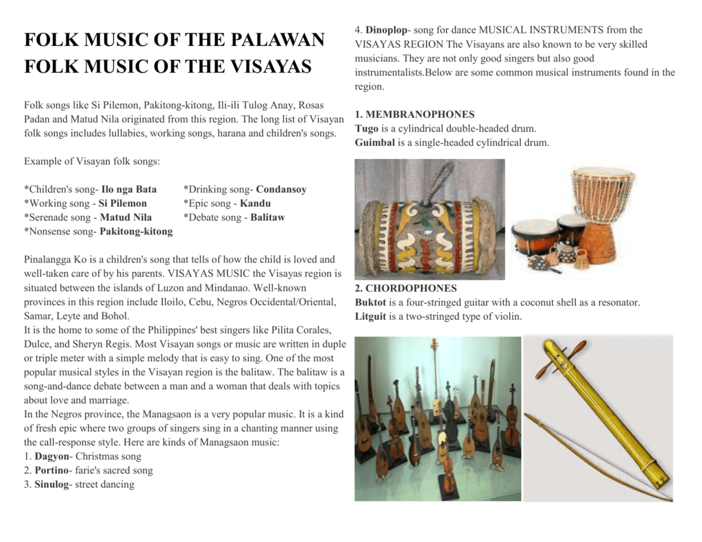 Folk Music Of The Palawan