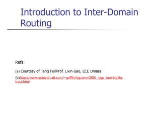 Introduction to BGP
