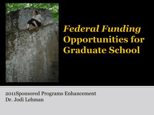 Federal Funding - Michigan Technological University