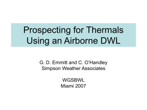 Prospecting for Thermal Using an Airborne DWL