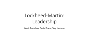 Lockheed-Martin: Leadership