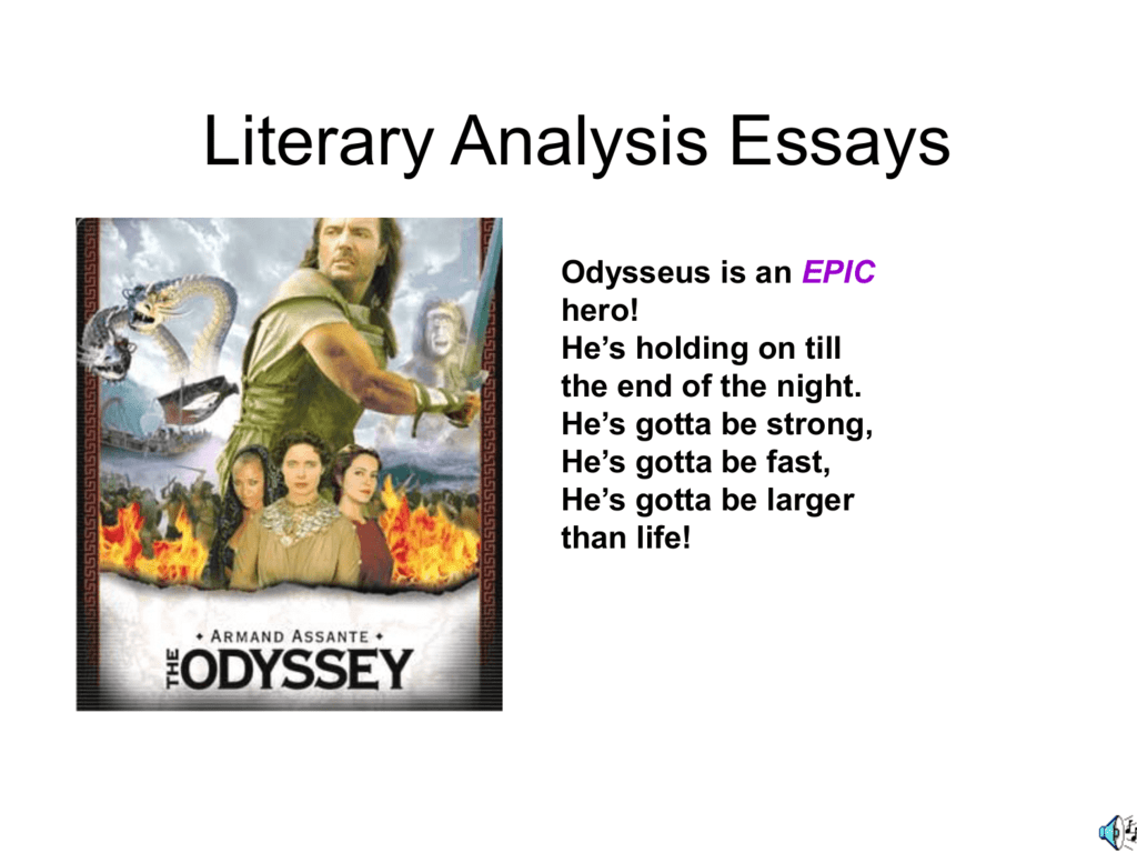 odyssey literary analysis essay