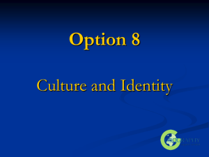 culture and identity