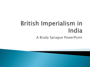 British Imperialism in India - Imperialsm-by
