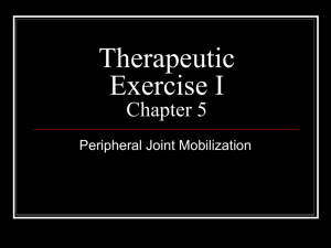 Chapter 5 - PHT 1227 Therapeutic Exercise I