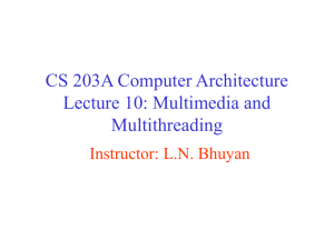 Multithreading? - Computer Science and Engineering