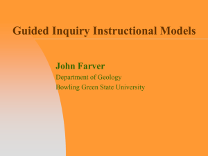 Guided Inquiry Instructional Models