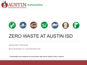 Zero Waste Training Slides - Austin Independent School District