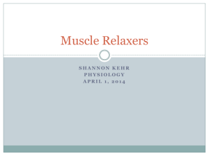 Muscle Relaxers