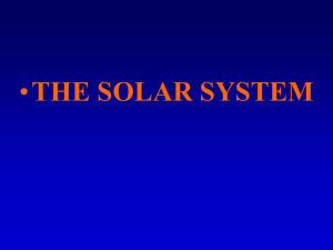 Chapter 17 - "The Solar System"
