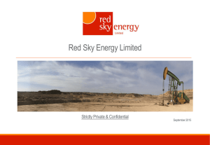 Investor Presentation - Red Sky Energy Limited