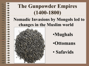 The Gunpowder Empires (1400