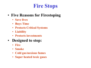 Fire Stops
