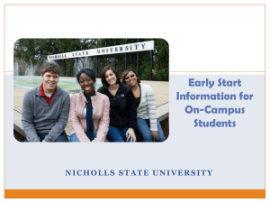 Student Email - Nicholls State University