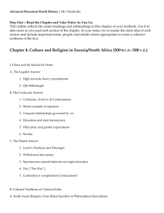 Ch 4 - Culture and Religion in Eurasia-North Africa