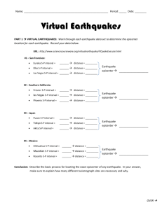 Virtual Earthquake