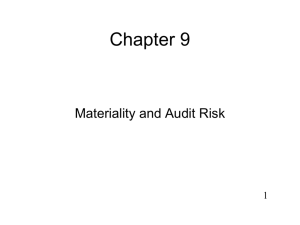 ARENS 09 2158 01 Materiality and Risk