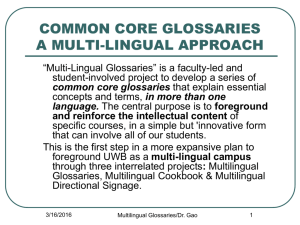 Gao_Multilingual Glossaries