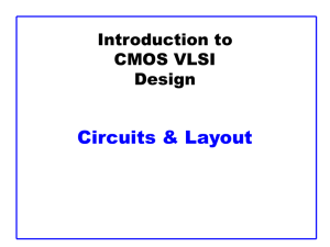 Elementary CMOS logic design and layout