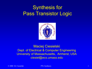 PTL Synthesis - University of Massachusetts Amherst