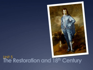Restoration Introduction