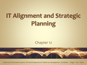IT Alignment and Strategic Planning - Cal State LA