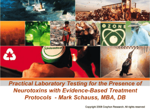 Practical Laboratory Testing for the Presence of Neurotoxins with