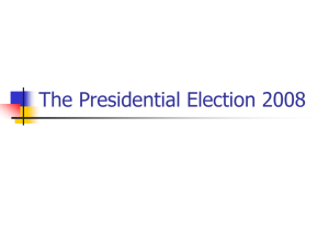 The Presidential Election 2008