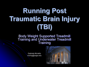 Breakout Session 2 -Running and Traumatic Brain Injury