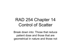 RAD 254 Chapter 16 Beam Restricting Devices