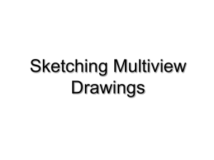 Sketching Multiview Drawings