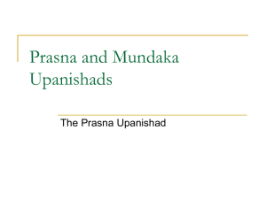 Prasna and Mundaka Upanishads
