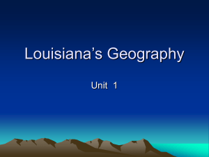 Louisiana's Geography